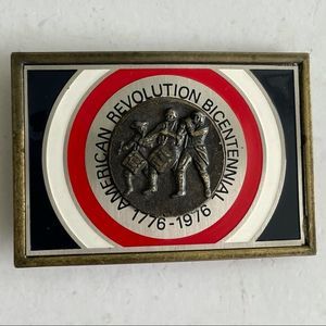 American Revolution Bicentennial Belt Buckle Rare